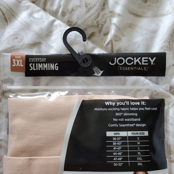 Jockey 2 Pair 3X Shapewear Briefs Beige Slimming New - Picture 5 of 10